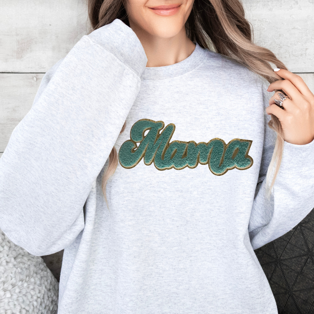 Blue mama chenille (RTS)