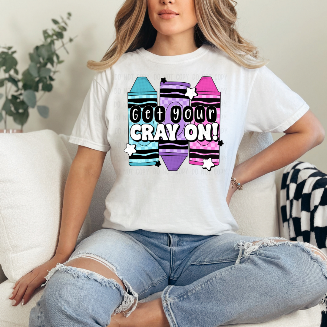 Get your cray-on dtf transfer