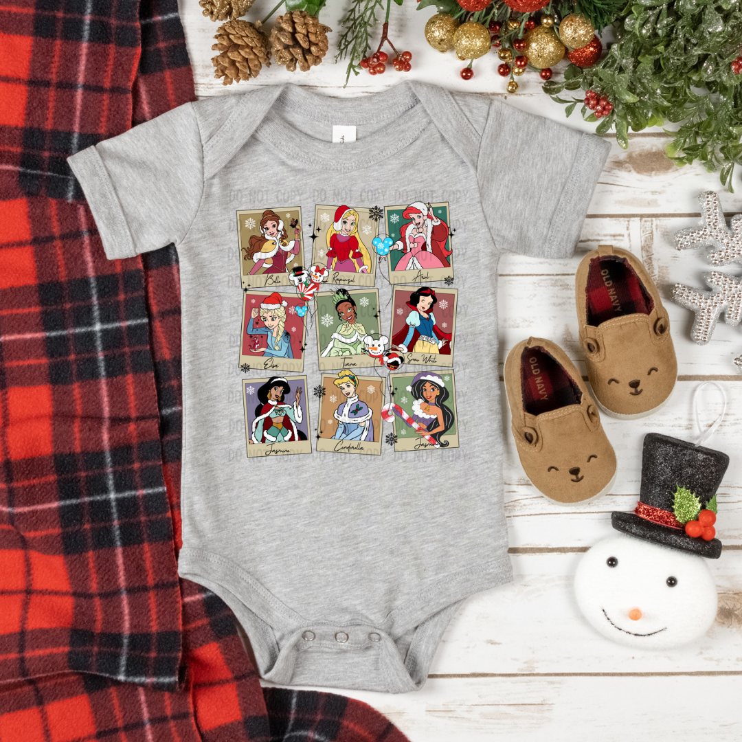 Christmas Princess Dtf transfer