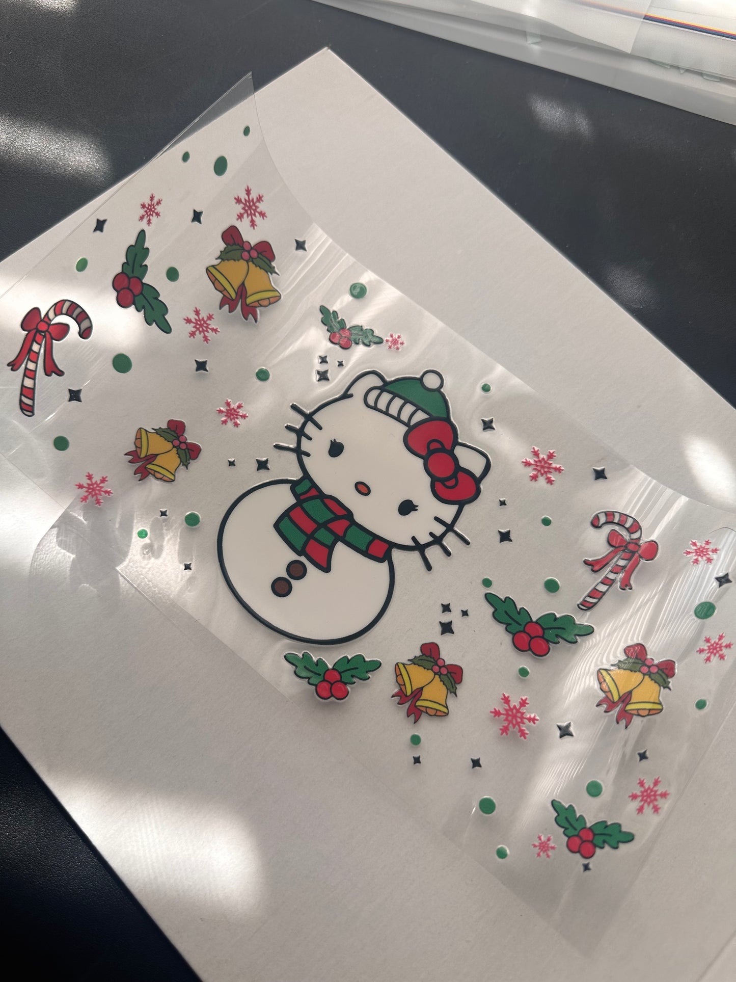 HK snowman uv dtf wrap (RTS)