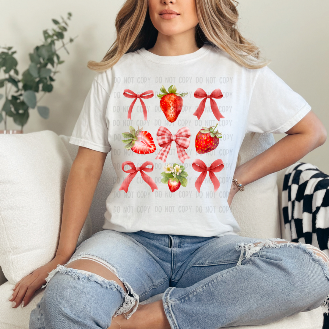 STRAWBERRY COQUETTE DTF TRANSFER