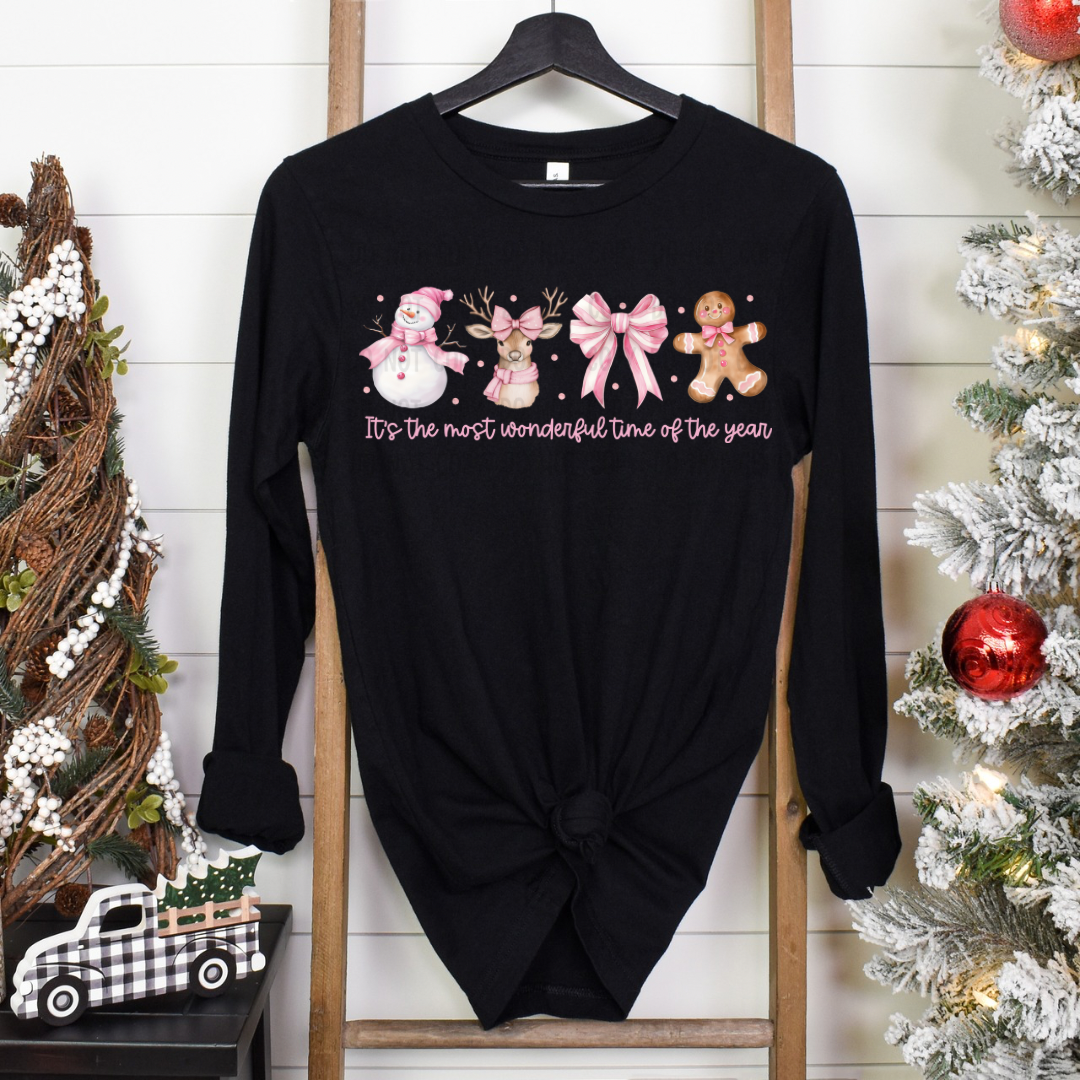 ITS THE MOST WONDERFUL TIME GINGERBREAD DTF TRANSFER