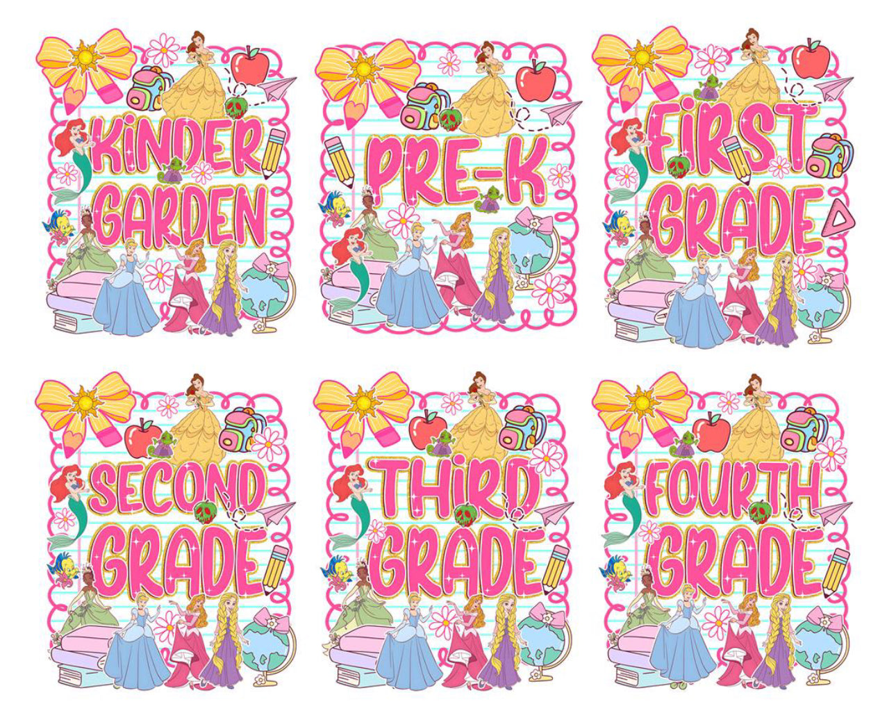 PRINCESSS BTS GRADES (DTF TRANSFER)