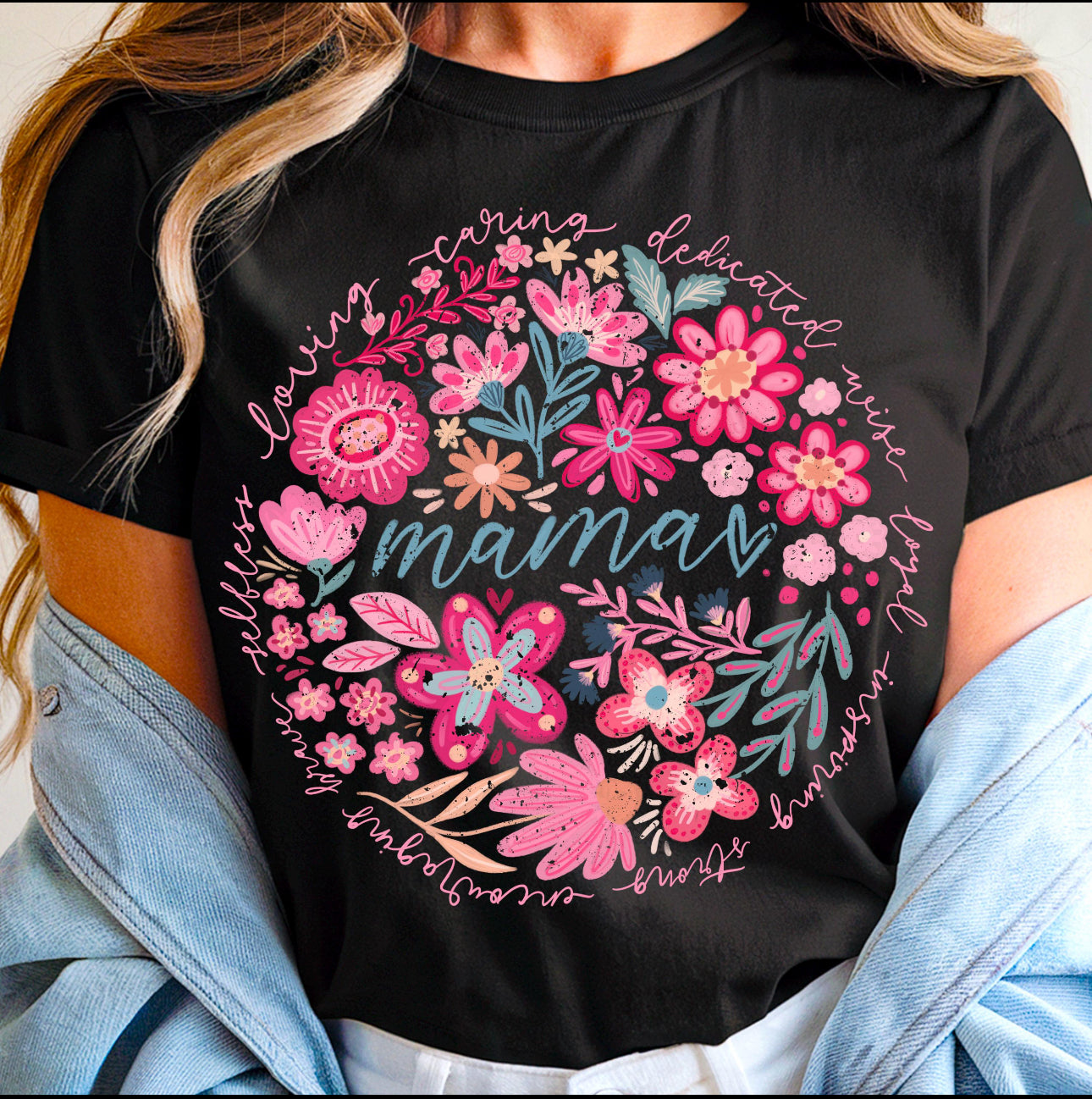 BOHO FLORAL MAMA DTF TRANSFER