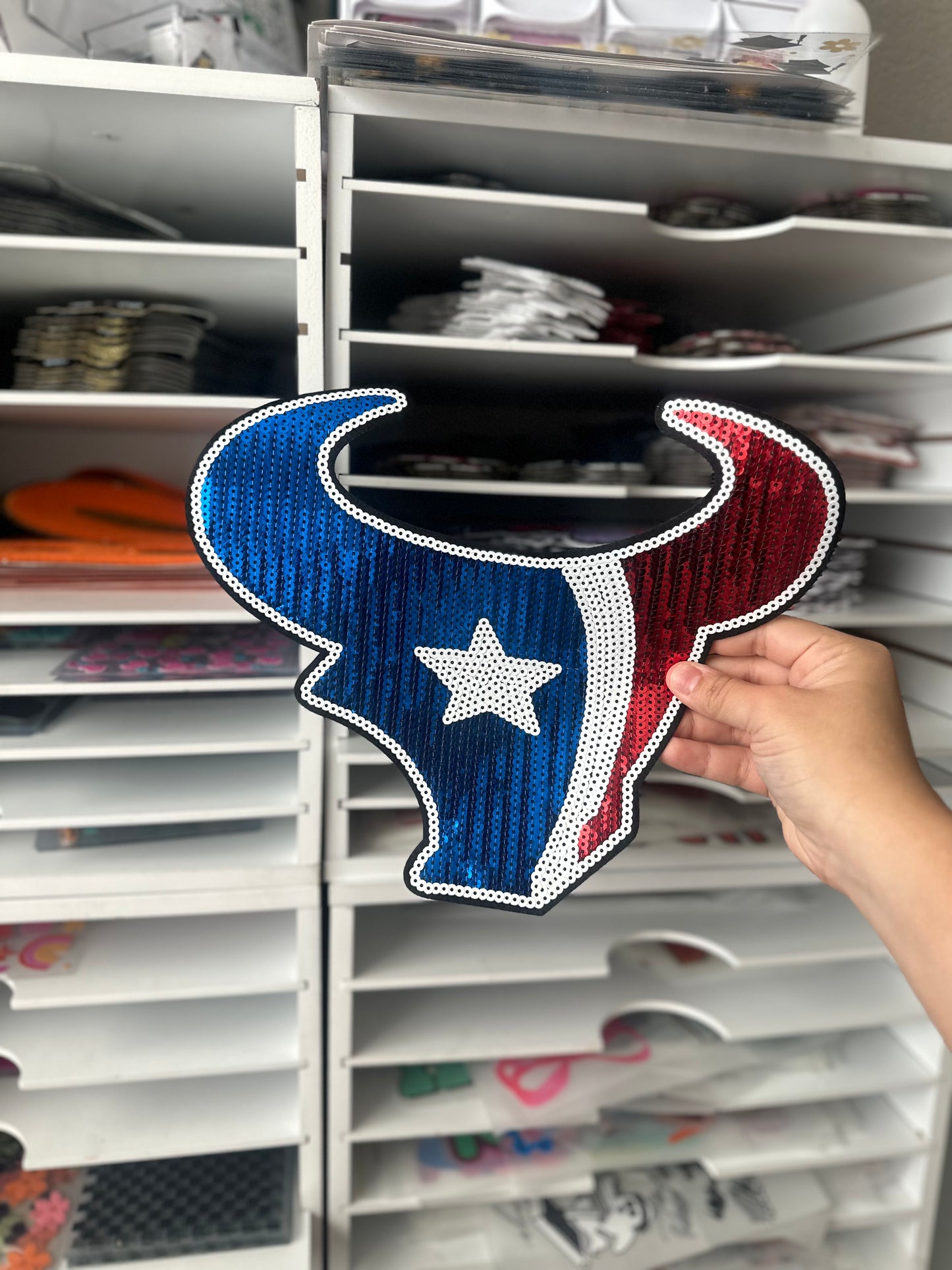 Sequin Toro head patch (RTS)