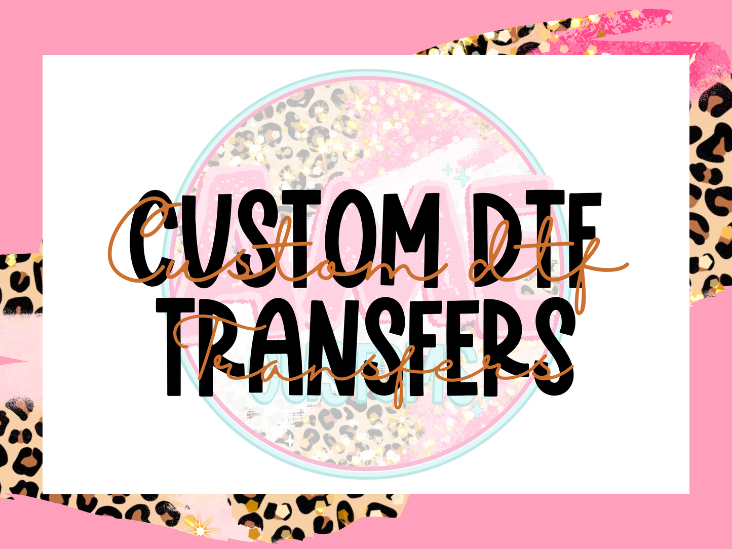 Custom DTF transfers