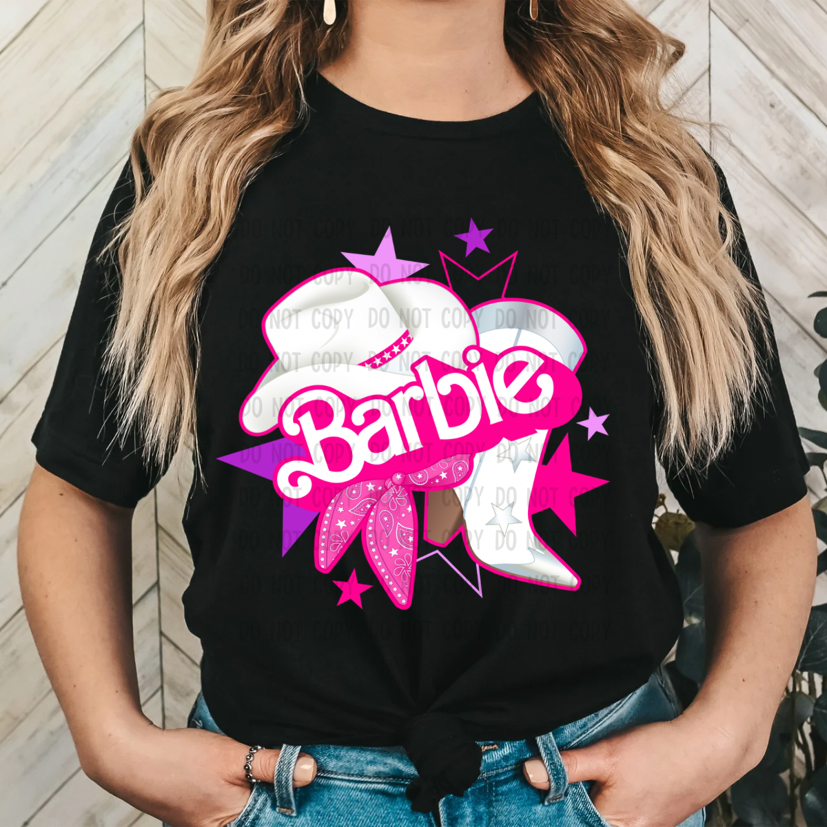 BARBIEEEE COWGIRL dtf transfer
