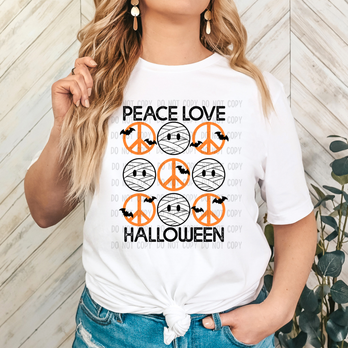 Peace love Halloween DTF TRANSFER