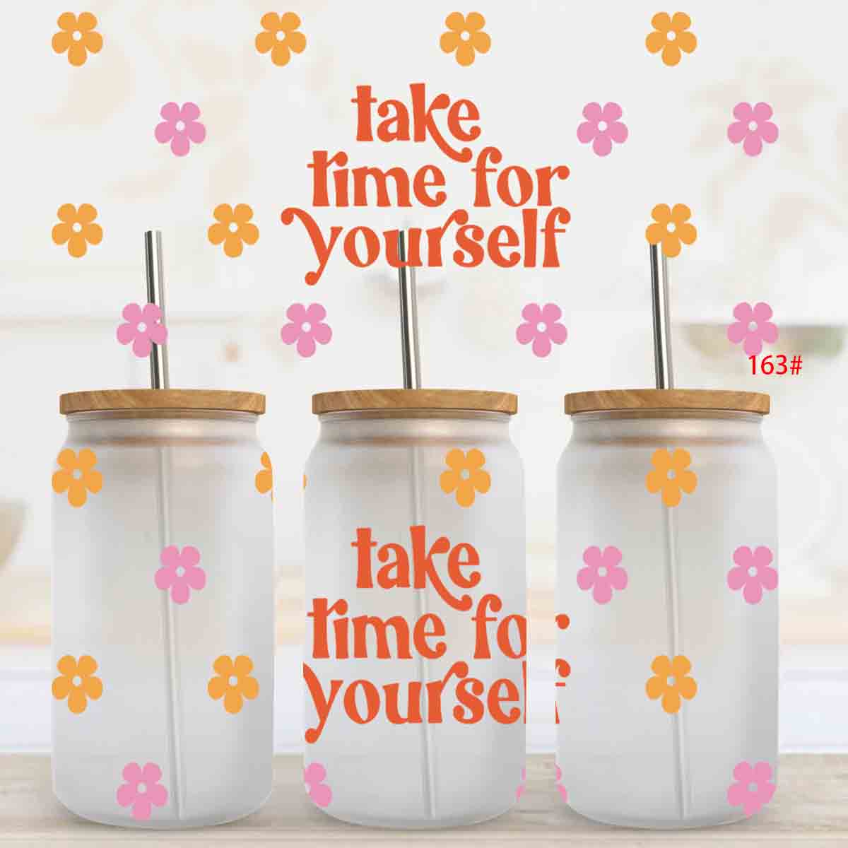 Take time for yourself uv dtf wrap (RTS)