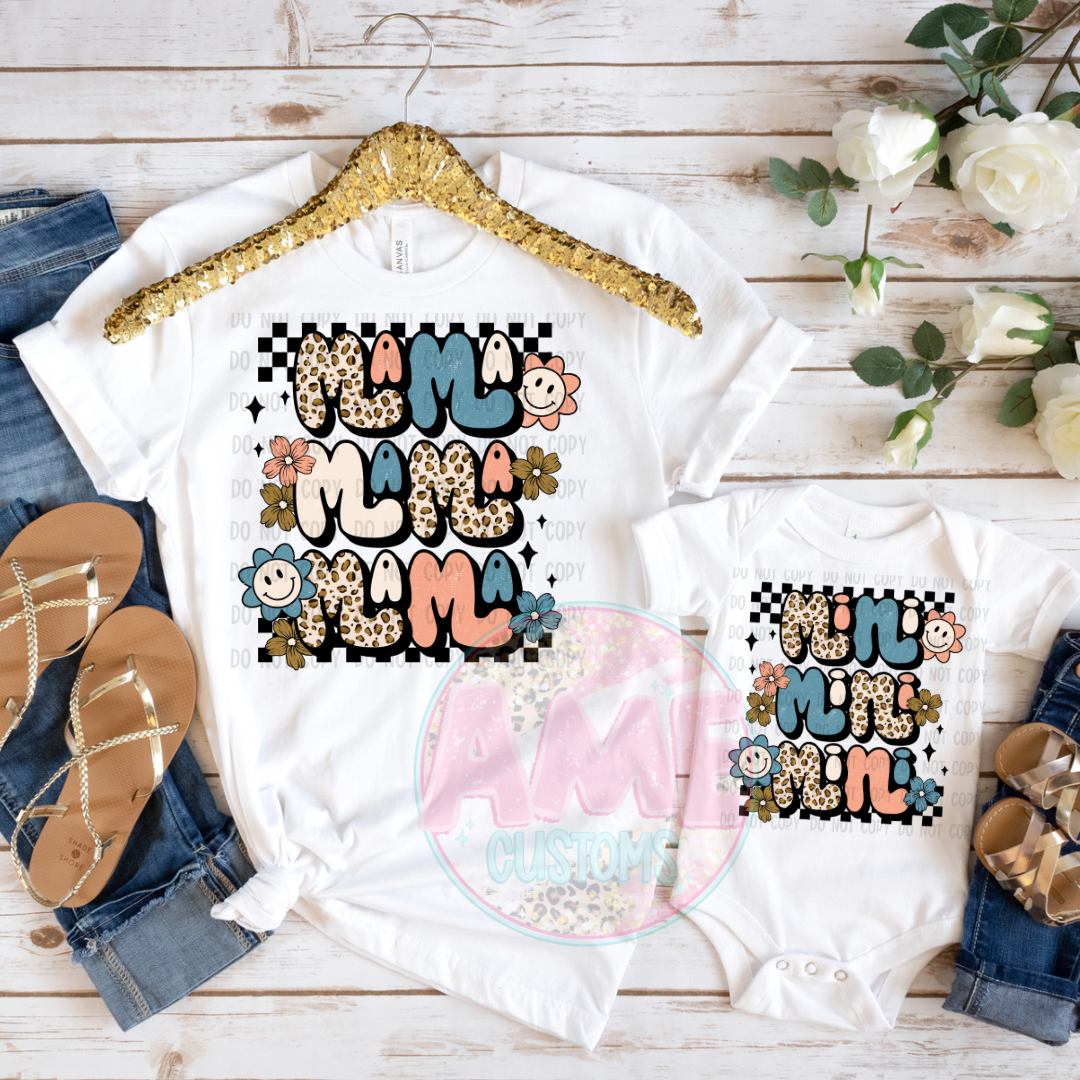 Mama & mini trio retro
