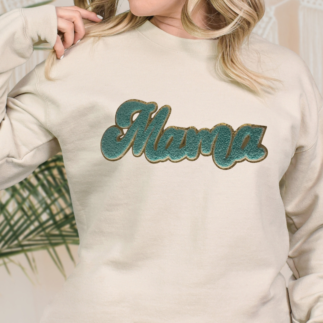 Blue mama chenille (RTS)