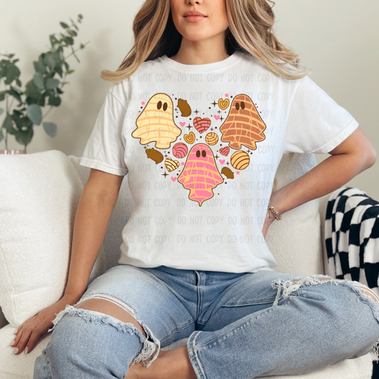 Pan dulce y cafecito ghosty dtf transfer