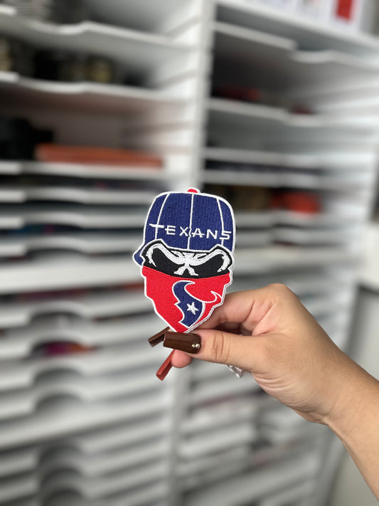 Skull embroidery patch (RTS)