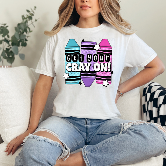 Get your cray-on dtf transfer