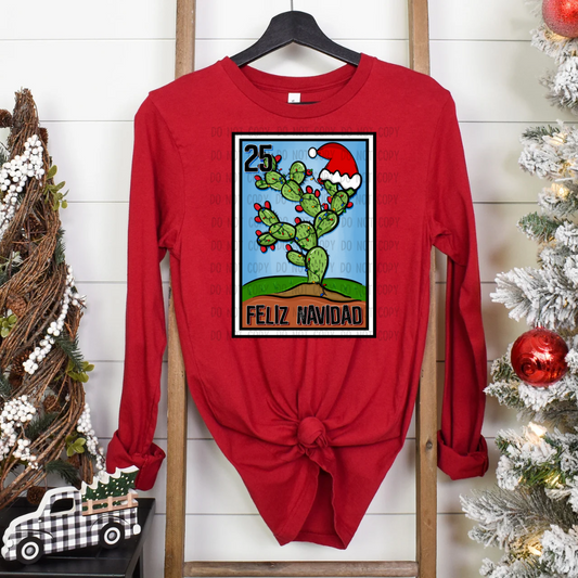 Feliz navidad DTF transfer