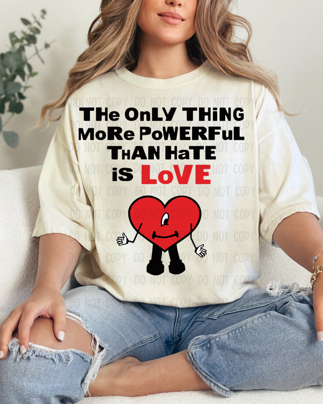 THE ONLY THING MORE HEART (DTF TRANSFER)