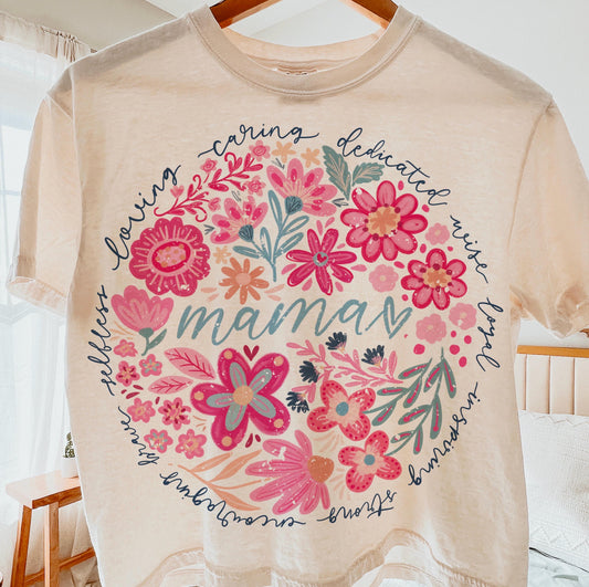 BOHO FLORAL MAMA DTF TRANSFER