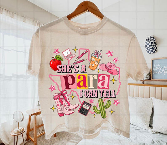 SHES A PARA (DTF TRANSFER)