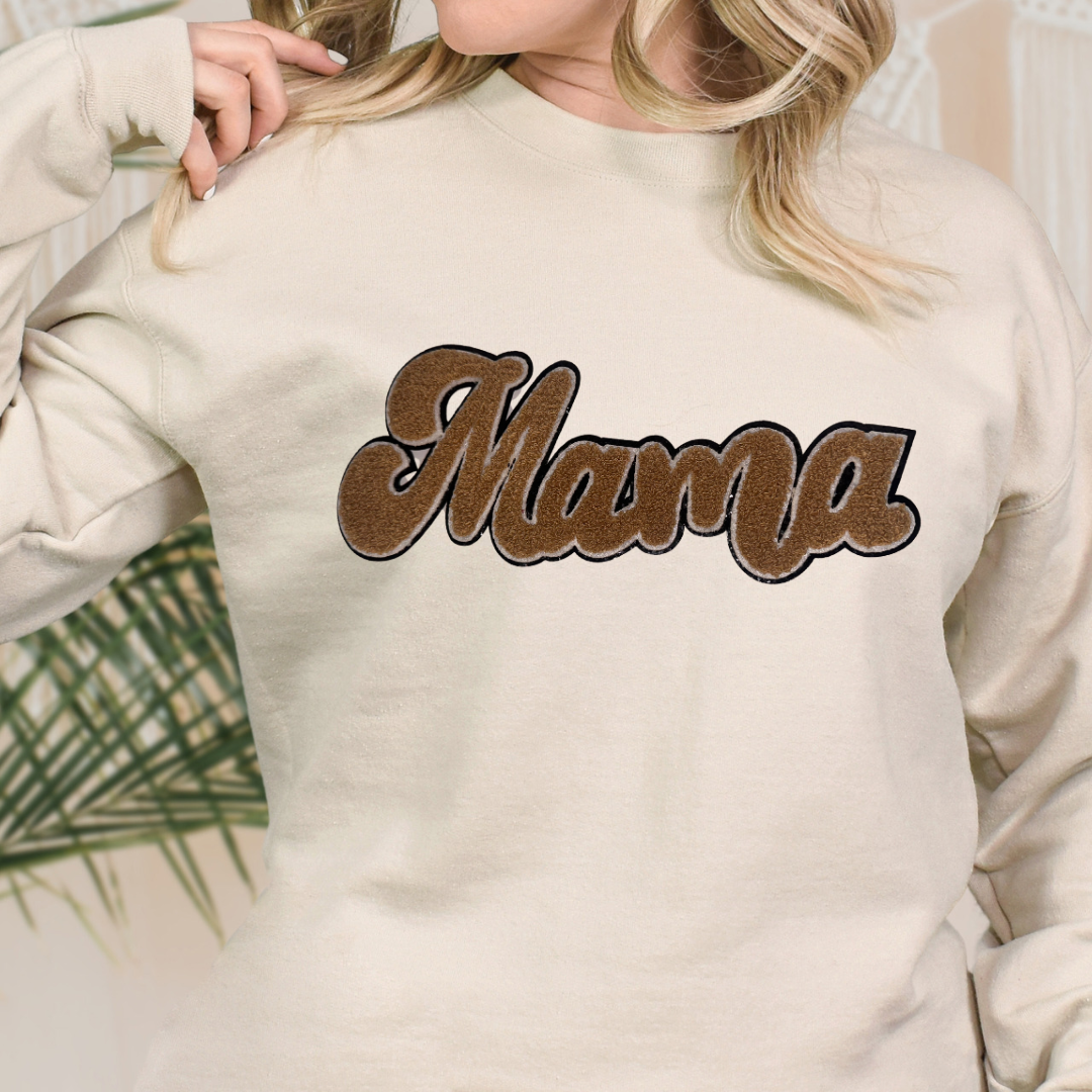 Brown mama chenille (RTS)