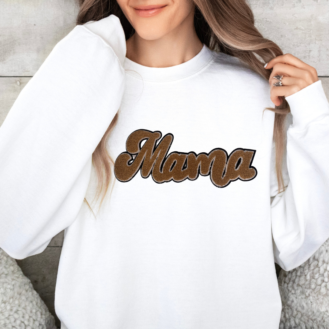 Brown mama chenille (RTS)