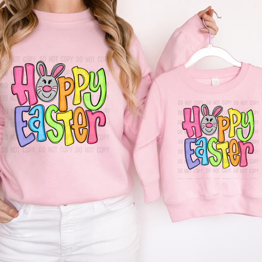 Hoppy Easter dtf transfer