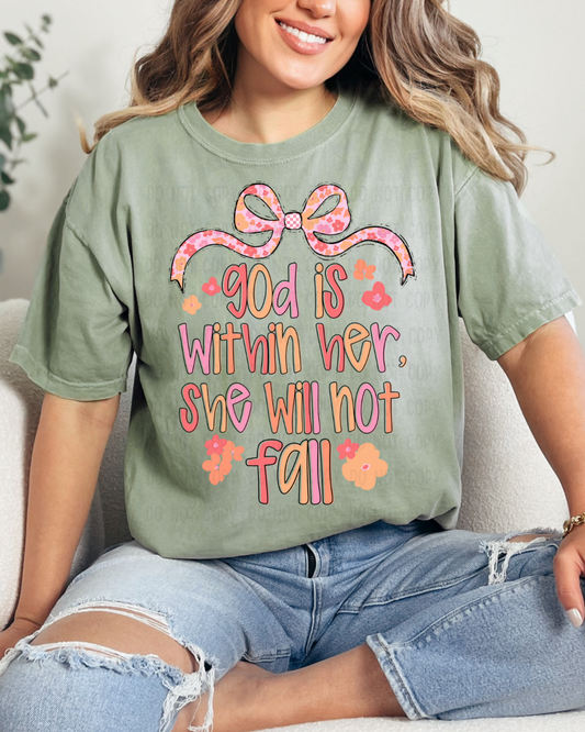 GOD IS WITHIN HER DTF TRANSFER