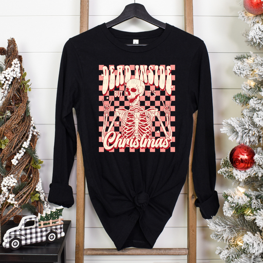 Dead inside but it’s Christmas DTF transfer