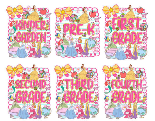 PRINCESSS BTS GRADES (DTF TRANSFER)
