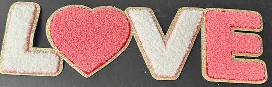 LOVE HEART CHENILLE (RTS)