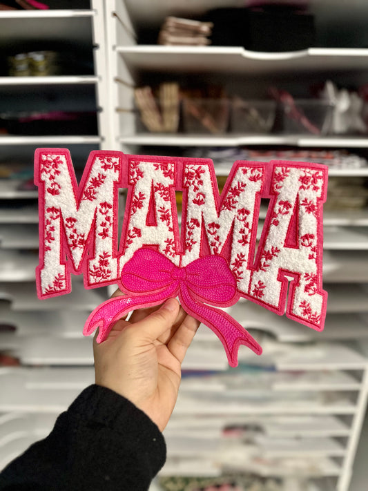 BOW MAMA (PINK) PATCH (RTS)