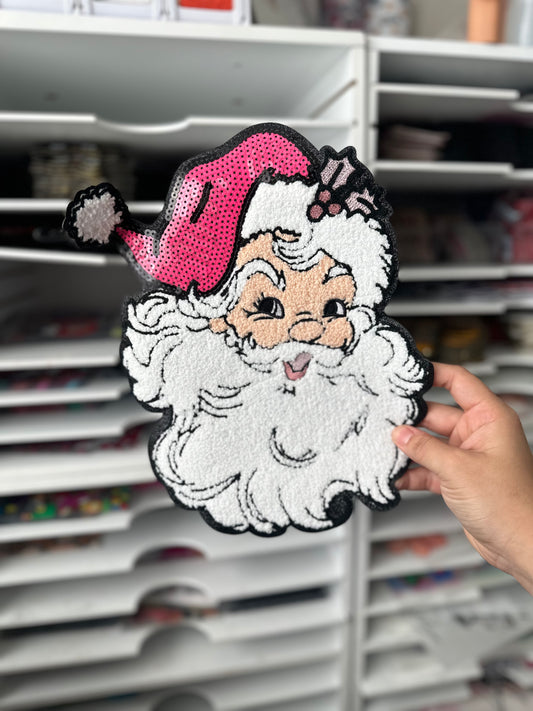 PINK SANTA PATCH (RTS)
