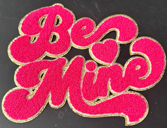 BE MINE HOT PINK CHENILLE (RTS)
