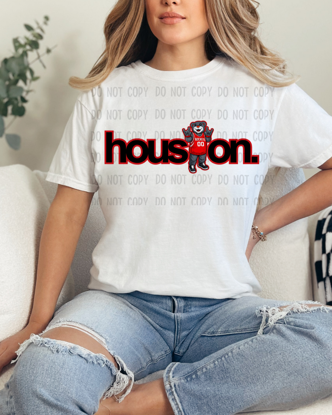 HOUSTN BEAR DTF TRANSFER