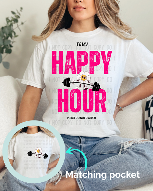 HAPPY HOUR DTF TRANSFER + POCKET