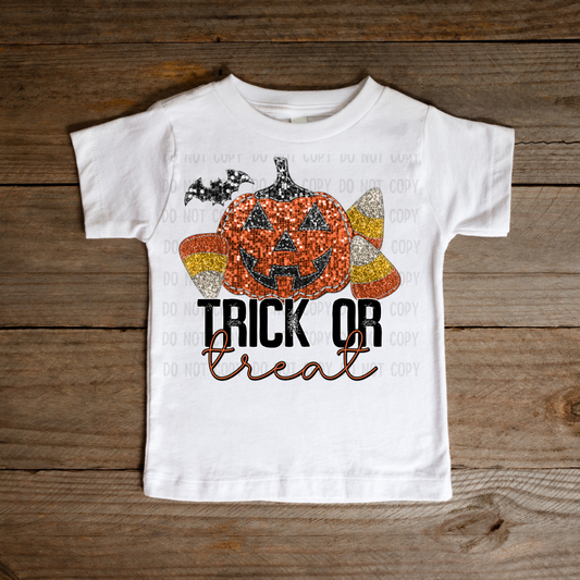 Trick or treat dtf transfer