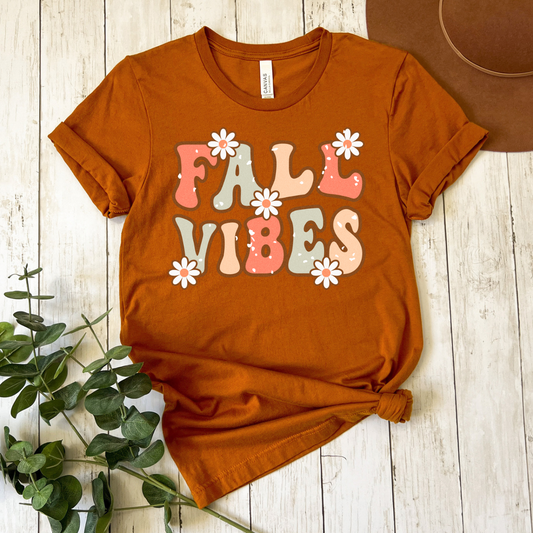 Fall vibes dtf transfer