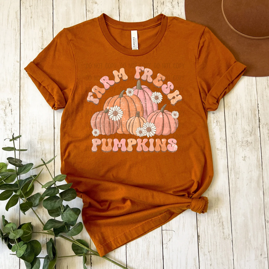Farm fresh pumpkins dtf transfer