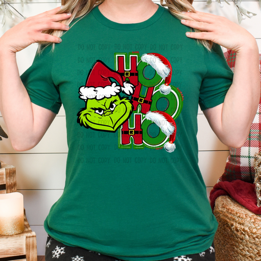 HO HO HO GRINCH DTF TRANSFER