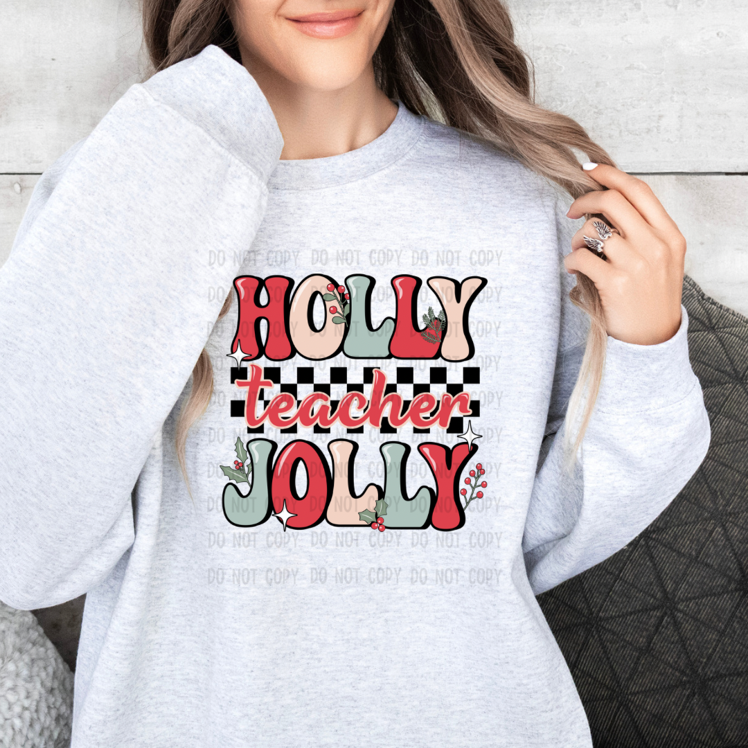 Holly jolly Dtf transfer