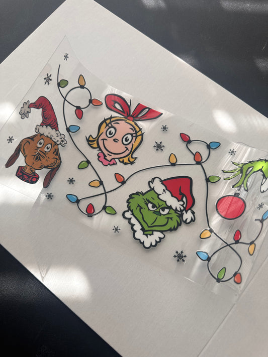 Grinchh uv dtf wrap (RTS)