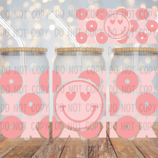 Xoxo smiley uv dtf wrap (RTS)