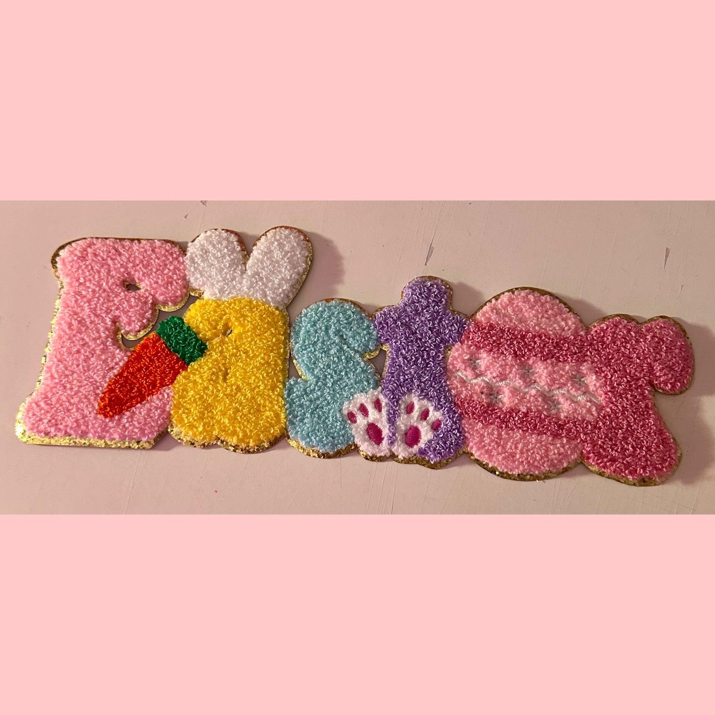 EASTER CHENILLE PATCH (RTS)