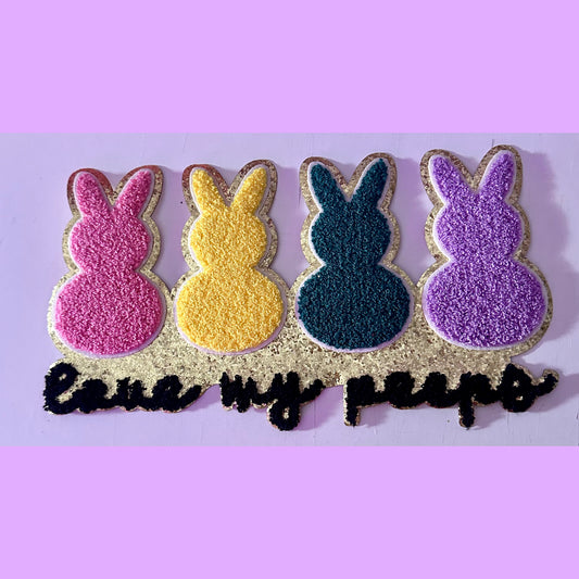LOVE MY PEE PS chenille patch (RTS)