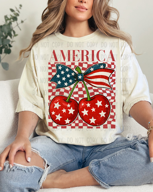 CHERRY MERICA (DTF TRANSFER)
