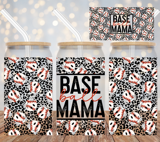 Baseball Mama uv dtf wrap (RTS)