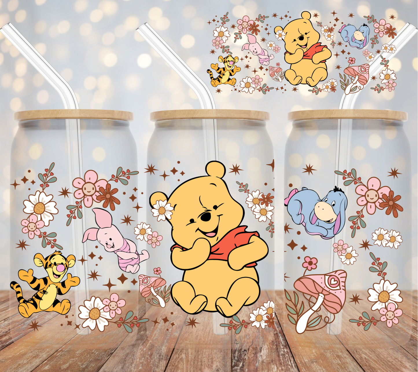 Spring Bear uv dtf wrap (RTS)