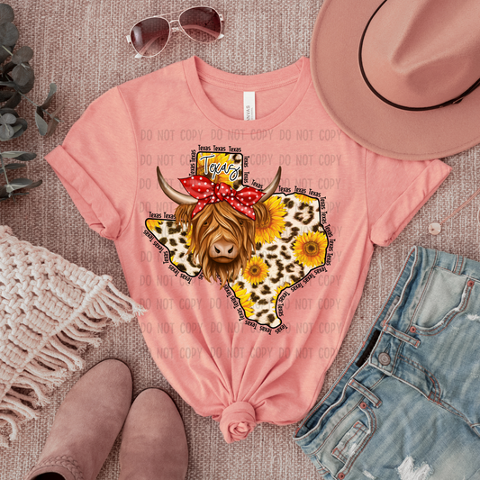 COW TEXAS DTF TRANSFER