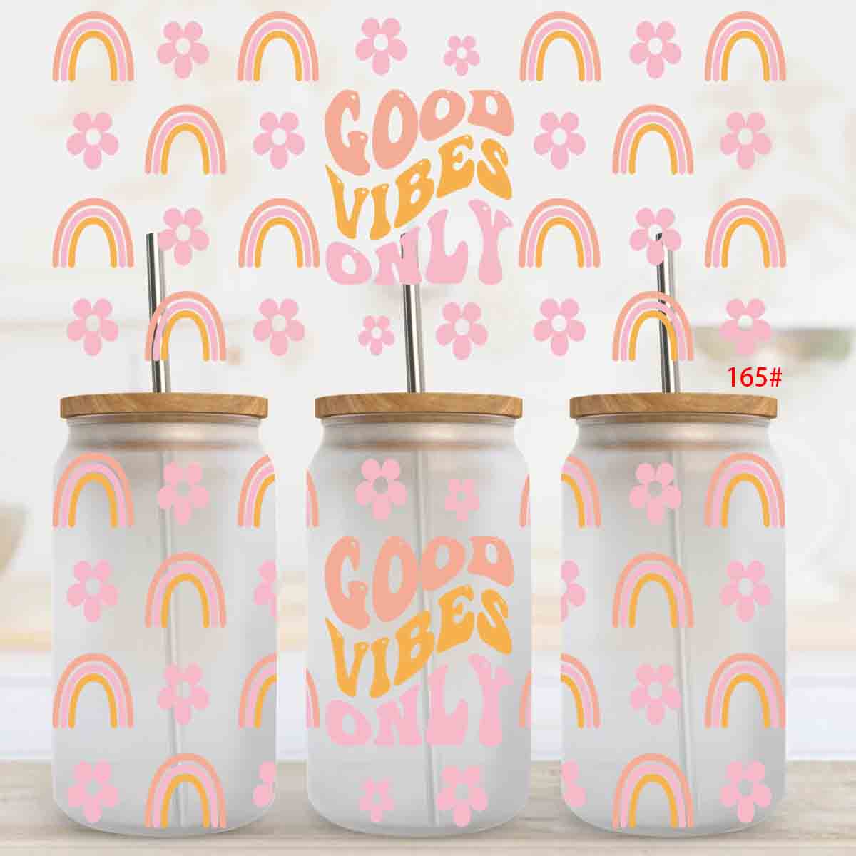 Good vibes only uv dtf wrap (RTS)