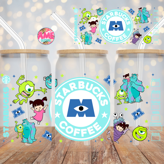 Monster friends uv dtf wrap RTS
