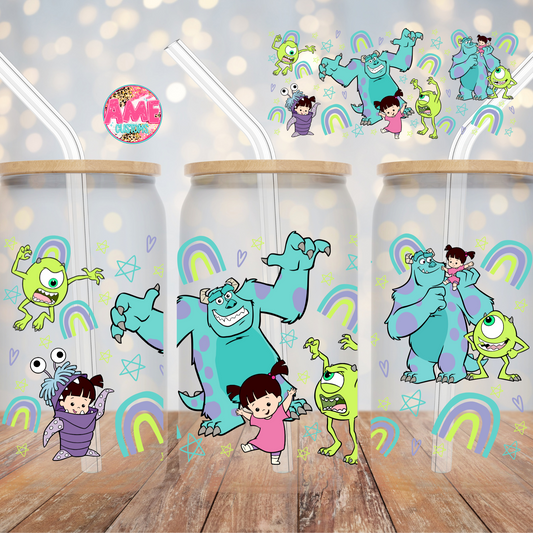 Monster friends (2) uv dtf wrap RTS